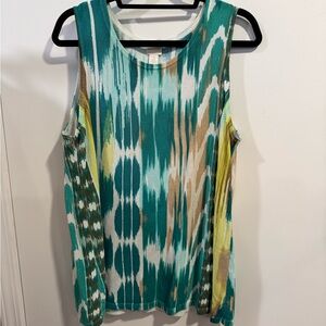 Chico's Multicolor Sleeveless Tank Top